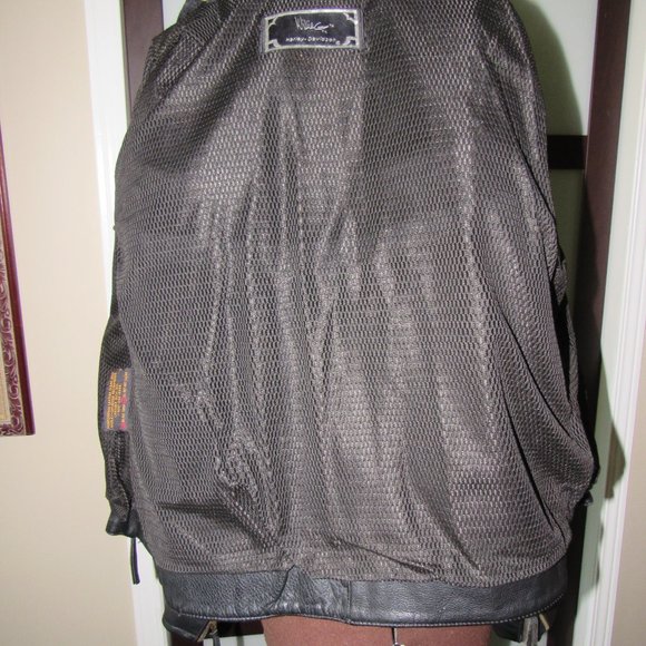 WOMEN'S WILLIE G HARLEY DAVIDSON LEATHER JACKET SIZE W/M - Picture 11 of 16